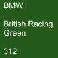 Preview: BMW, British Racing Green, 312.